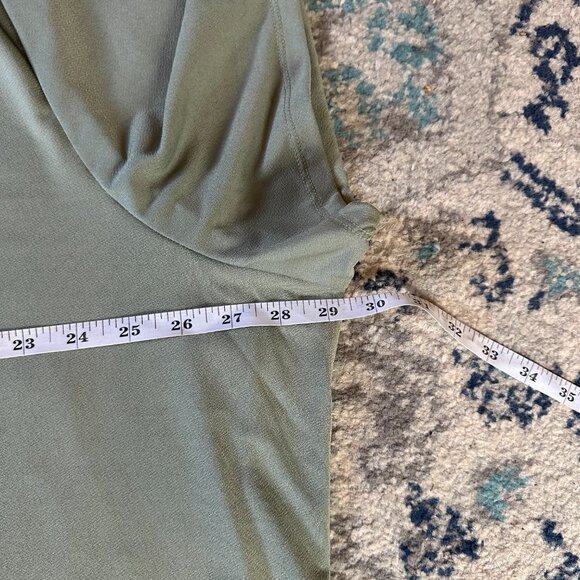 NWOT H&M short sleeved tunic in dusty Sage green women's plus size 3XL - Picture 7 of 9